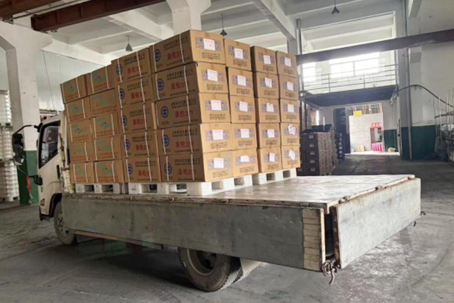 Produkcja DTY – magazyn gotowych produktów